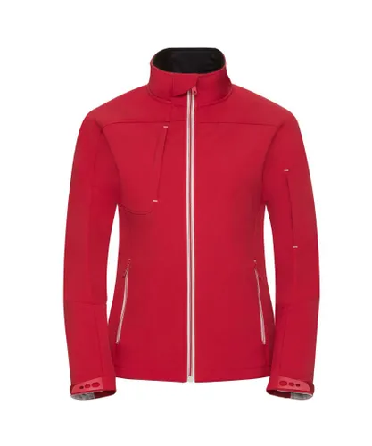 Russell Athletic Womens/Ladies Bionic Soft Shell Jacket (Classic Red)