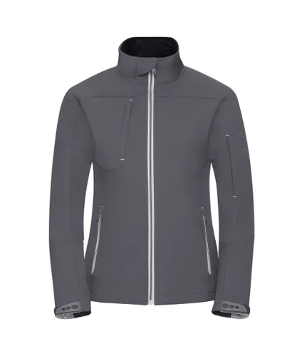 Russell Athletic Womens/Ladies Bionic Soft Shell Jacket (Iron Grey)
