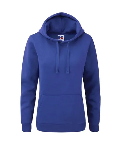 Russell Athletic Womens Premium Authentic Hoodie (3-Layer Fabric) (Bright Royal) - Multicolour