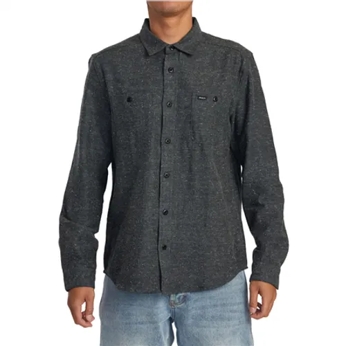 RVCA Harvest Neps Flannel Shirt - Black