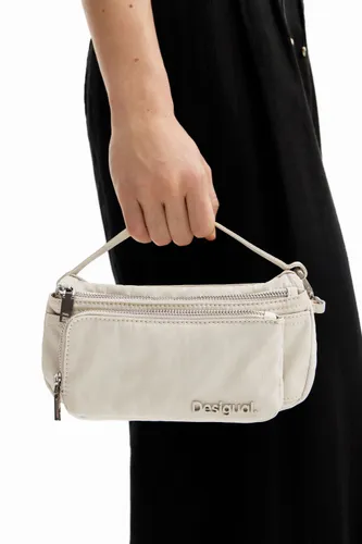 S crossbody bag with phone pouch - WHITE - U