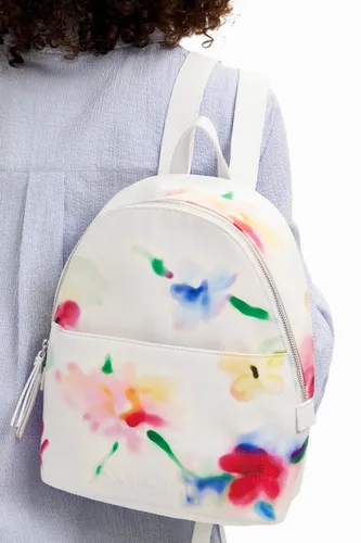 S floral backpack - WHITE - U