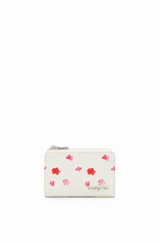 S floral wallet - WHITE - U