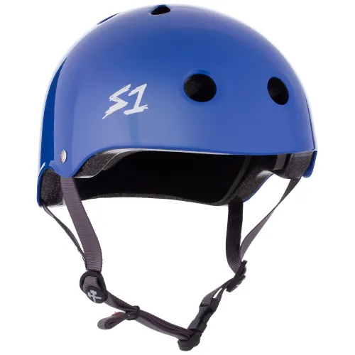 S1 Lifer Helmet - Multi-impact & High-impact Certified - La Blue Gloss