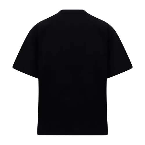 Sacai , Mens Clothing T-Shirts Polos Black Aw23 ,Black male, Sizes: