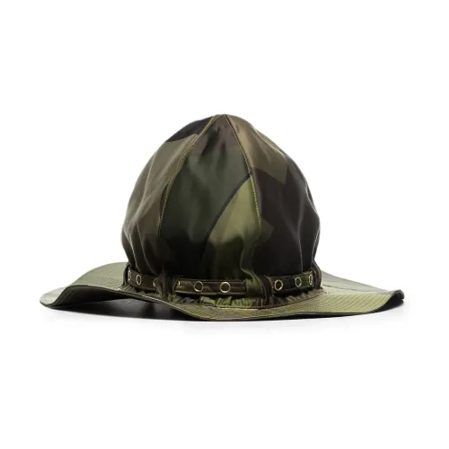 Sacai , Metro Camouflage Hat ,Green male, Sizes: ONE