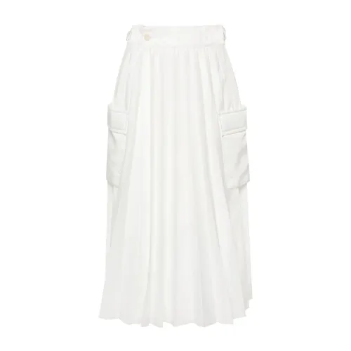 Sacai , Sacai Skirts ,White female, Sizes:
