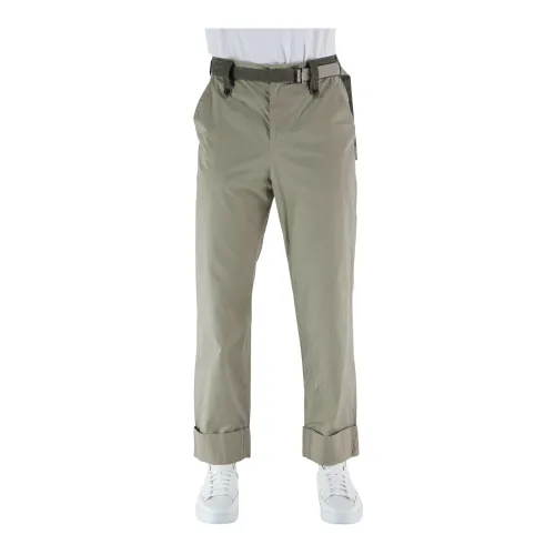Sacai , Straight Trousers ,Gray male, Sizes: