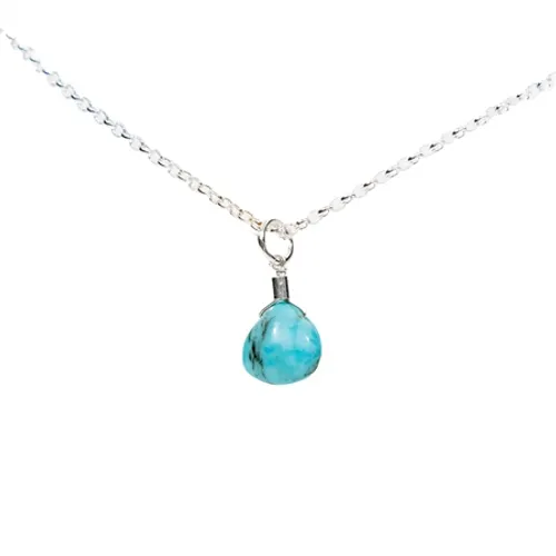 Sadie Jewellery 16" Waterdrop Necklace - Turquoise