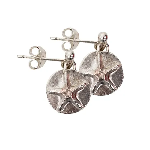 Sadie Jewellery Large Starfish Earrings - Silver - O/S