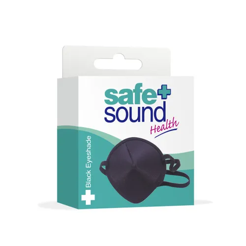 Safe & Sound Black Eyeshade (Pack of 2)