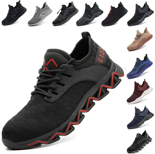 Safety Shoes for Men Steel Toe Cap Trainers Womens