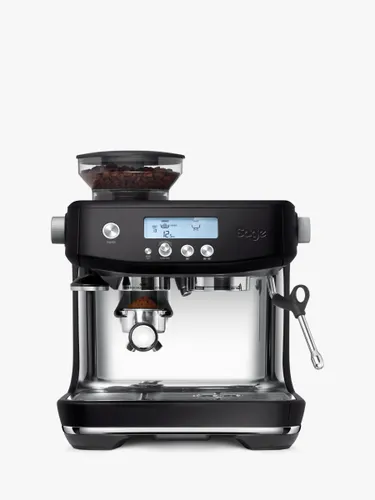 Sage SES878 The Barista Pro Coffee Machine - Truffle Black - Unisex