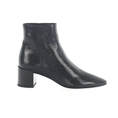 Saint Laurent , Ankle Boots with Budapest Style ,Black female, Sizes: