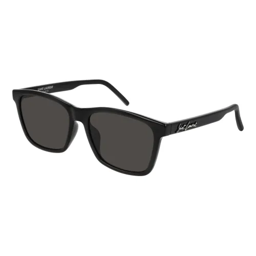 Saint Laurent , Black/Grey Sunglasses SL 318/F ,Black male, Sizes: