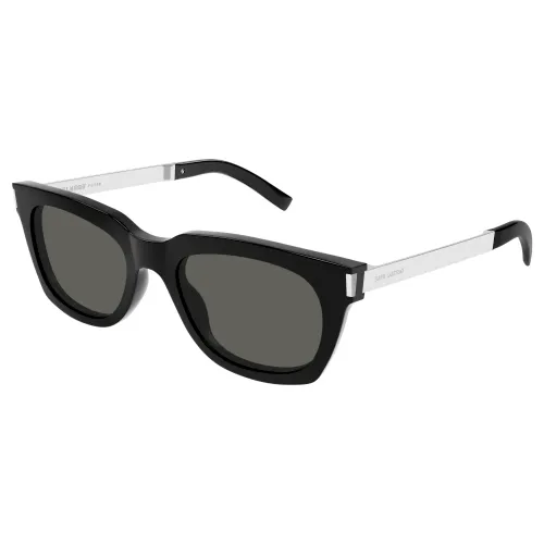 Saint Laurent , Black/Grey Sunglasses SL 582 ,Black unisex, Sizes: