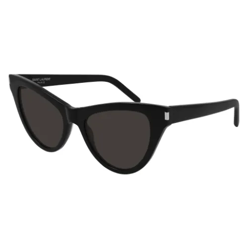 Saint Laurent , Black Statement Sunglasses for Women ,Black female, Sizes: