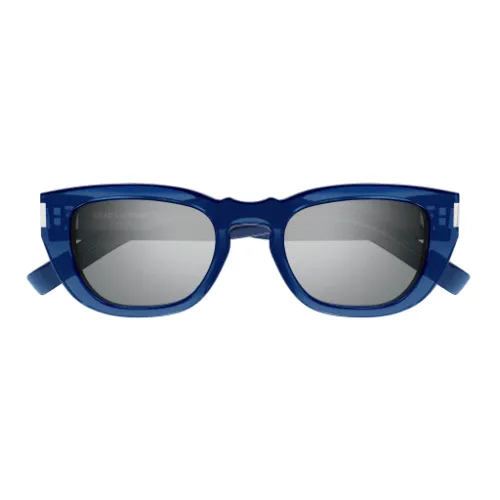 Saint Laurent , Blue Glamour Sunglasses ,Blue female, Sizes:
