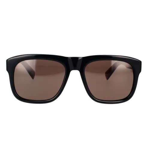 Saint Laurent , Bold Oversized Square Sunglasses SL 558 003 ,Black male, Sizes: