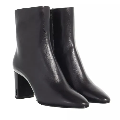 Saint Laurent Boots & Ankle Boots - Lou Ankle Boots In Smooth Leather - black - Boots & Ankle Boots for ladies