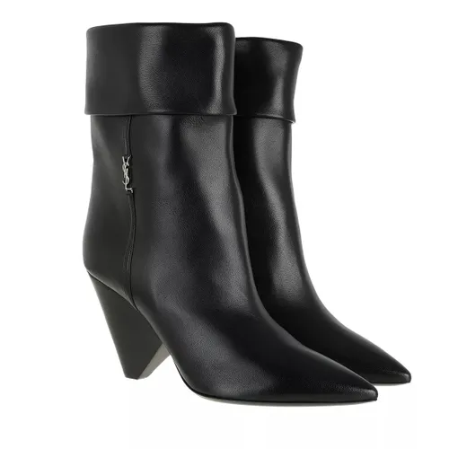 Saint Laurent Boots & Ankle Boots - Niki Monogram Booties Smooth Leather - black - Boots & Ankle Boots for ladies