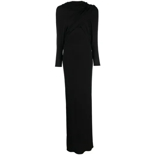 Saint Laurent , Dresses ,Black female, Sizes: