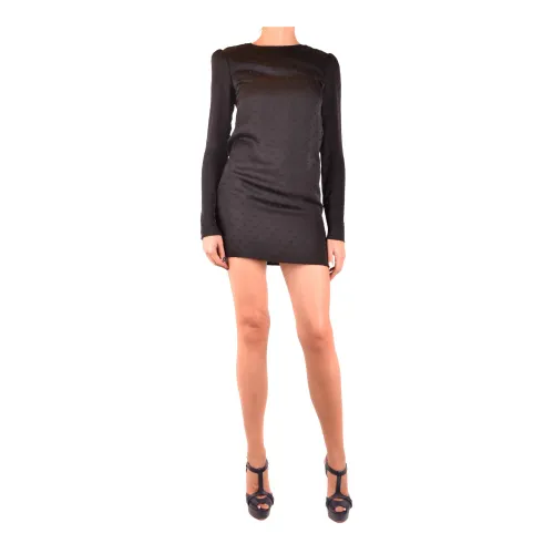 Saint Laurent , Elegant Daytime Dress ,Black female, Sizes: