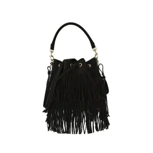 Saint Laurent , Fabric handbags ,Black female, Sizes: ONE SIZE