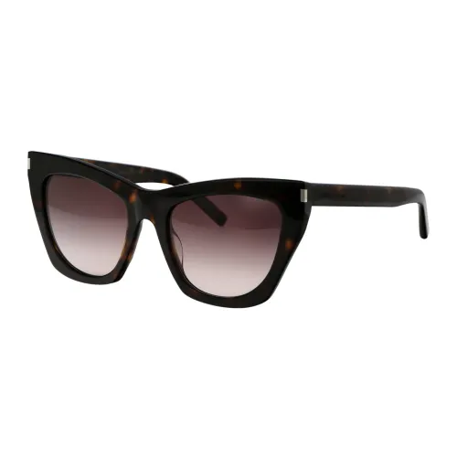 Saint Laurent , Fashion Sunglasses SL 214 Kate ,Brown female, Sizes: