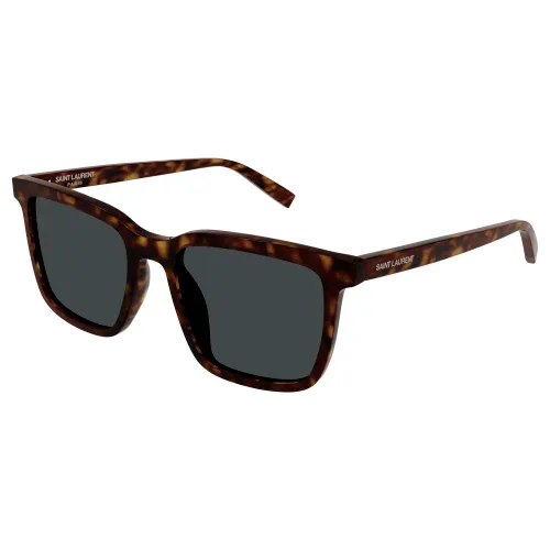 Saint Laurent , Havana/Smoke Sunglasses SL 500 ,Brown male, Sizes: