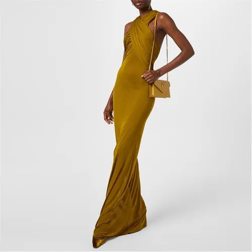 Saint Laurent Hooded Dress - Yellow