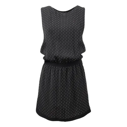 Saint Laurent , Midi Dress ,Black female, Sizes: