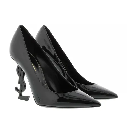 Saint Laurent Pumps & High Heels - Opyum Logo Pumps Leather - black - Pumps & High Heels for ladies