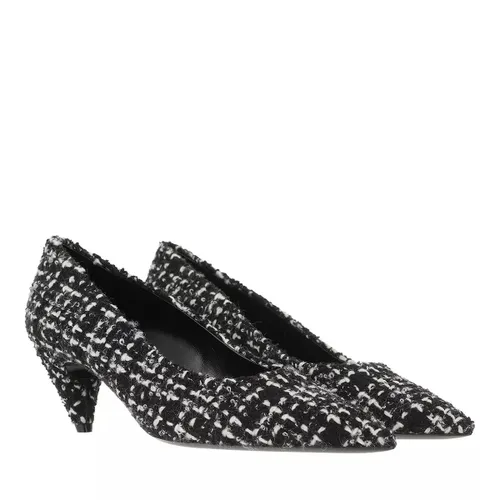 Saint Laurent Pumps & High Heels - Tweed Fondu Quadrillage - black - Pumps & High Heels for ladies