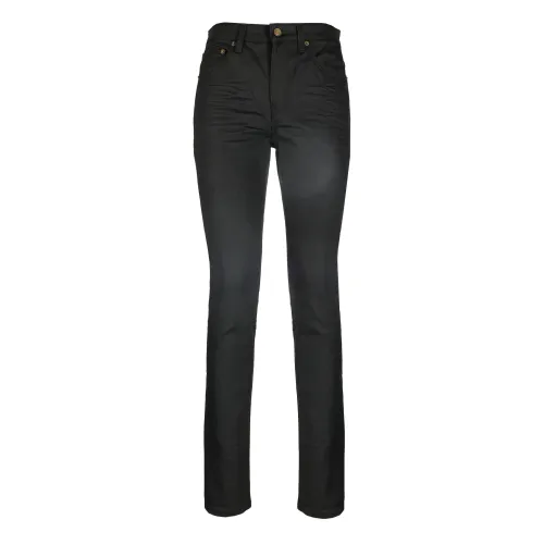 Saint Laurent , Regular Fit Jeans - Blue ,Black female, Sizes: