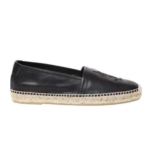 Saint Laurent , Saint Laurent Flat shoes Black ,Black male, Sizes: