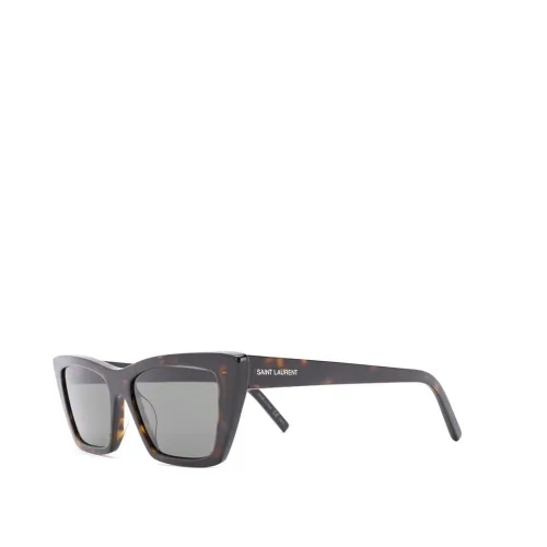 Saint Laurent , SL 276 Mica 002 Sunglasses ,Brown female, Sizes: