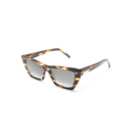 Saint Laurent , SL 276 Mica 042 Sunglasses ,Brown female, Sizes: