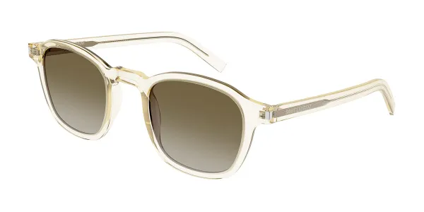 Saint Laurent SL 575 007 Men's Sunglasses Yellow Size 47