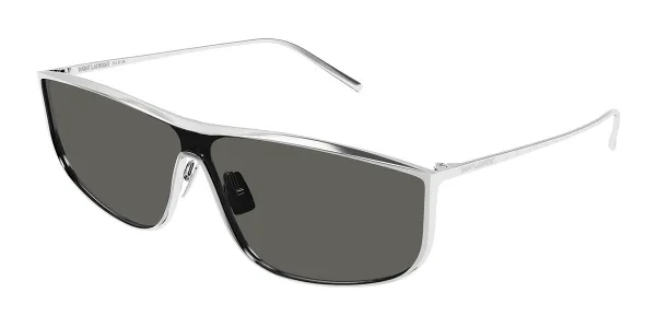 Saint Laurent SL 605 LUNA 001 Men's Sunglasses Silver Size Standard