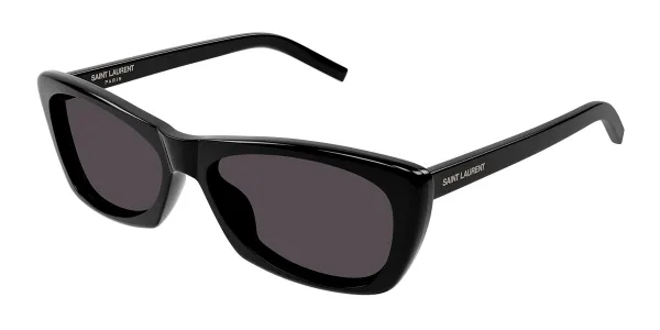 Saint Laurent SL 613 Asian Fit 001 Women's Sunglasses Black Size 58