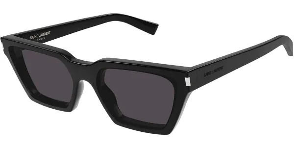Saint Laurent SL 633 CALISTA 001 Women's Sunglasses Black Size 57