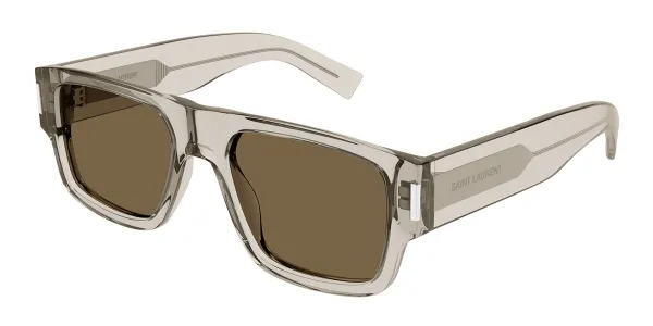 Saint Laurent SL 659 004 Men's Sunglasses Brown Size 55