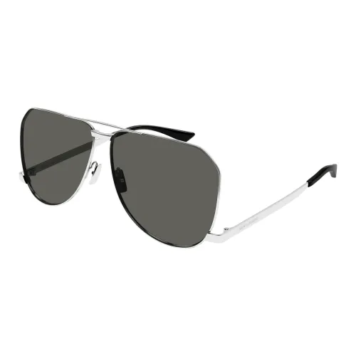 Saint Laurent , SL 690 Dust 002 Sunglasses ,Gray male, Sizes: