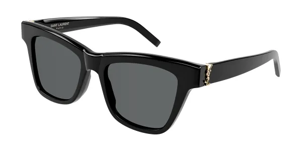 Saint Laurent SL M106 Polarized 005 Women's Sunglasses Black Size 52
