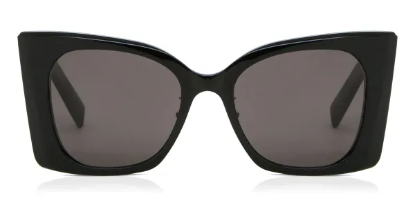 Saint Laurent SL M119/F BLAZE Asian Fit 001 Women's Sunglasses Black Size 53
