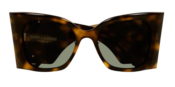 Saint Laurent SL M119/F BLAZE Asian Fit 002 Women's Sunglasses Tortoiseshell Size 53