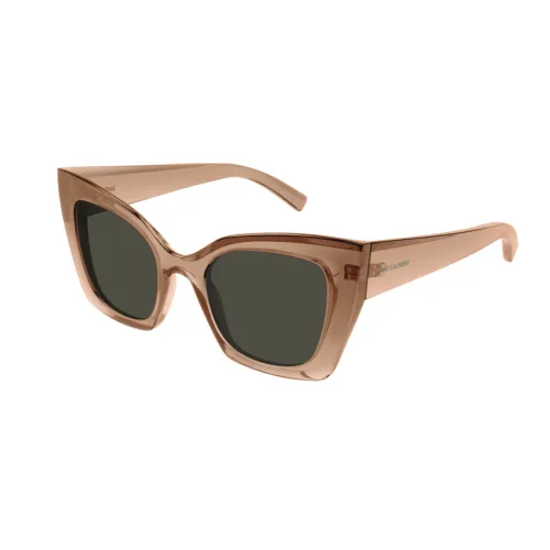 Saint Laurent , Stylish Sunglasses for Modern Women ,Brown female, Sizes: ONE