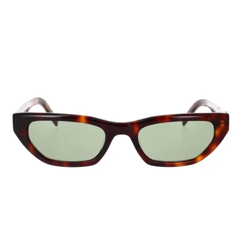 Saint Laurent , Trendy Unisex Sunglasses SL M126 003 ,Brown unisex, Sizes: