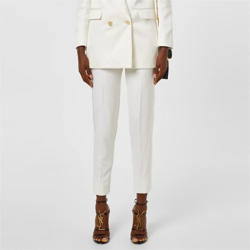 SAINT LAURENT Tuxedo Trousers - White
